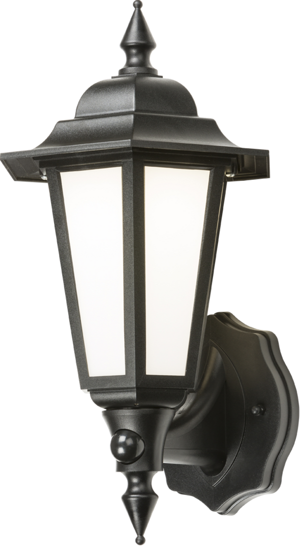 Knightsbridge IP54 8W LED Wall Lantern PIR Sensor - LED Direct