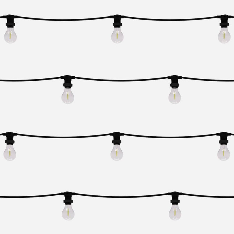 Core Connectable LED Festoon String Lights 500mm Spacing - 5m Length - LED Direct