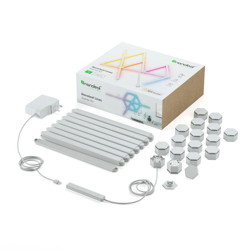 Nanoleaf Lines Starter Kit - 15 Pack - LED Direct