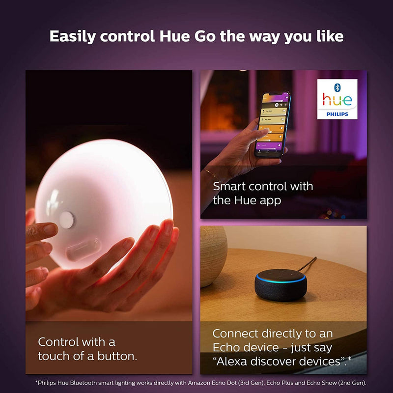 Philips Hue Hue White and Colour Ambiance Go portable light - LED Direct