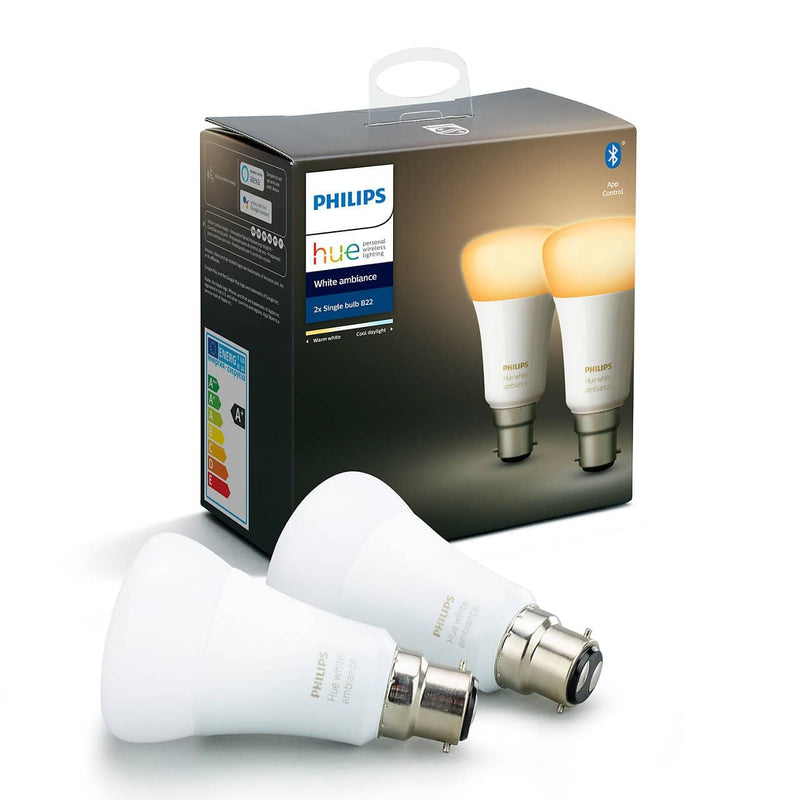 Philips Hue White Ambience B22 - 2 Pack - LED Direct