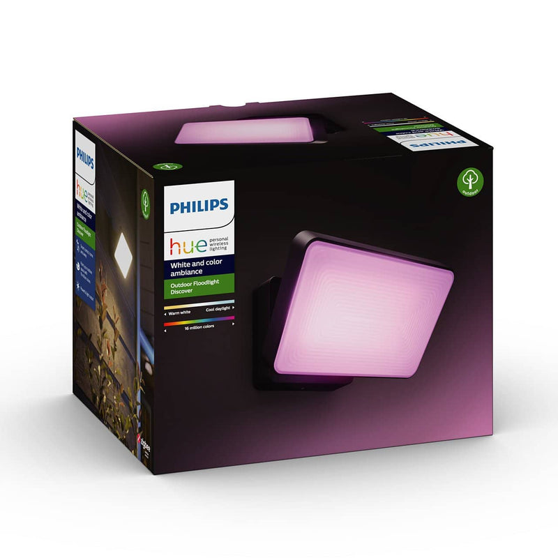 Philips Hue White and Colour Ambience Discover Outdoor Floodlight - LED Direct